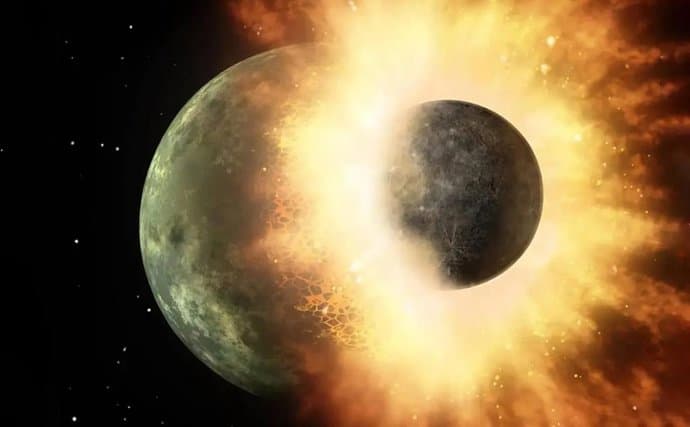 Así fue como un impacto cósmico transformó la Tierra en el planeta azul que conocemos