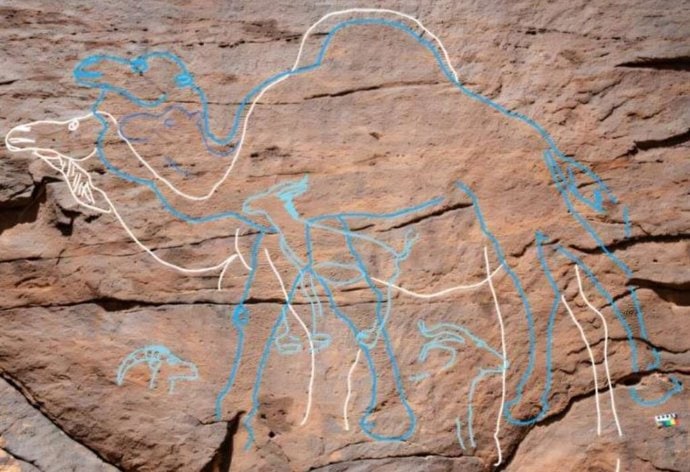 Así guiaban los antiguos su camino hacia el agua en el desierto de Arabia